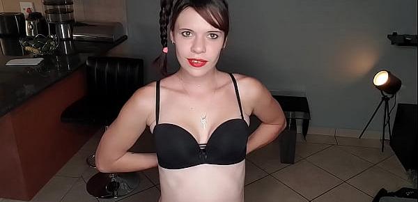  Naughty bra playing and talking | tits displaying and playing
